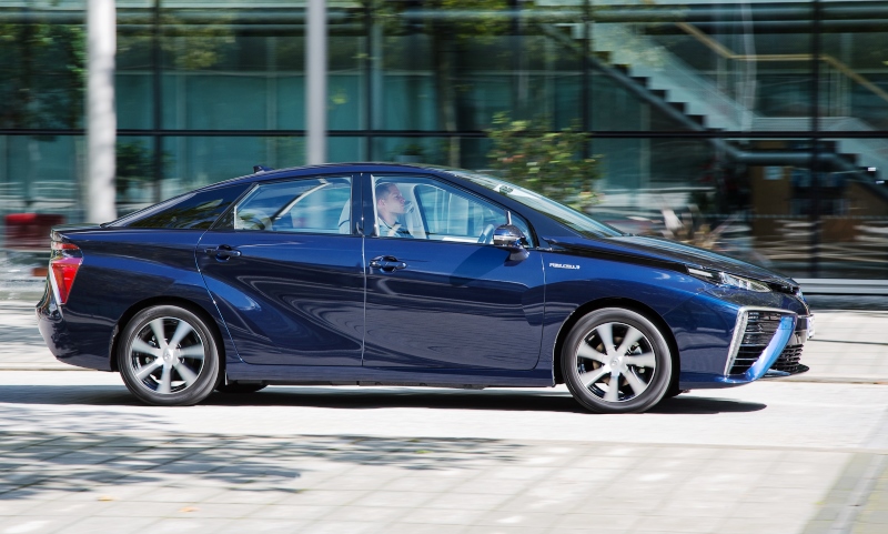 Toyota Mirai hydrogen fuel cell car