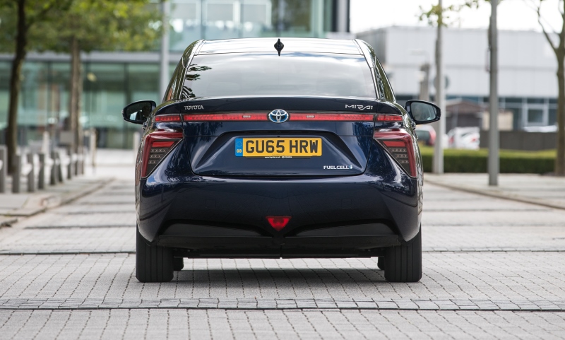 Toyota Mirai hydrogen fuel cell car